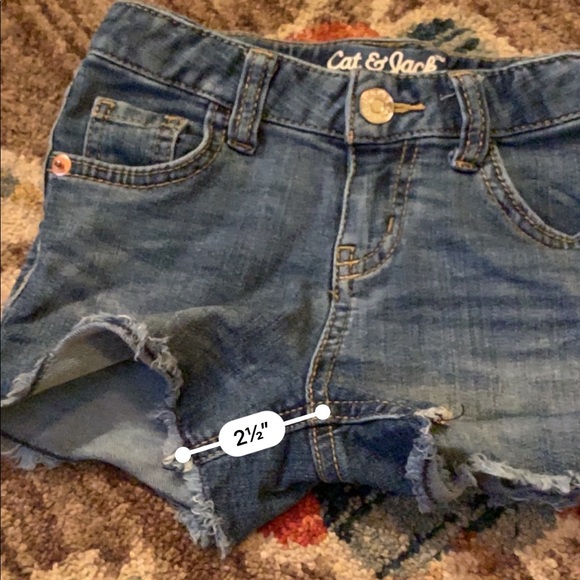 🌟6/$15 Cat & Jack Jean shorts Sz 4/5 - Picture 4 of 7